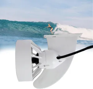 24V Surfboard Electric Motorized Fin Thruster Kayak Motor SUP Underwater Removable Fin with Remote Control Speed 6-10km/h,Sailing50Min