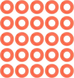 25PCS Kayak Paddle Grips Drip Rings Guards,Boat Drip,Drip Ring,Kayak Replacement Parts for Kayak Canoe Rafting Paddles Shaft(Orange Color)
