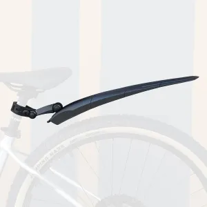 Bike Rear Fender Mudguard Full Cover Adjustable Bike Fender Thicken Widen Bicycle Mudguard Mudflap for MTB Mountain Bike Road Bike Bicycle Mudguard for 24/26/27.5 Inch BicycleBlack