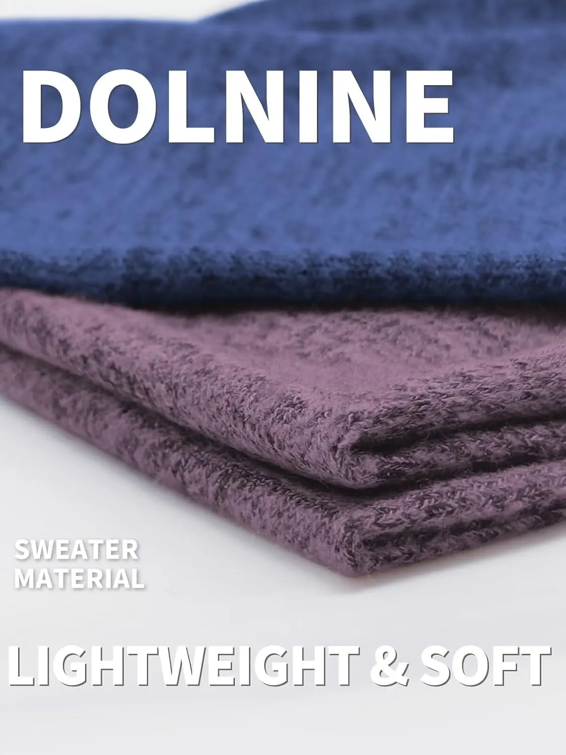 DOLNINE Plus-Size-Sweatshirts for Women Crewneck Pleated Long Sleeve Shirts Fashion Loose Fit Tunic Tops