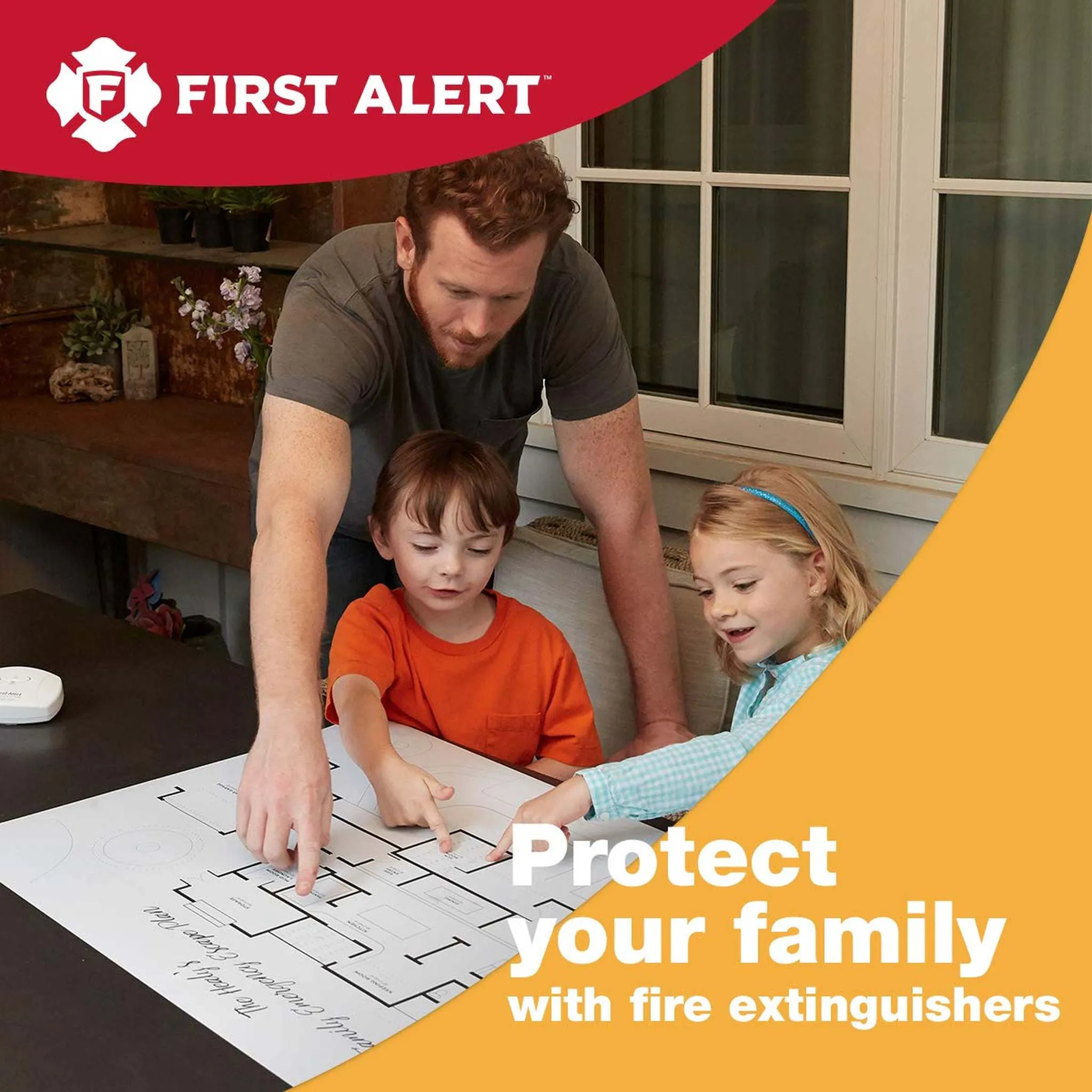 First Alert Fire Extinguisher - Garage Fire Extinguisher - Red - Garage10 FE10GR