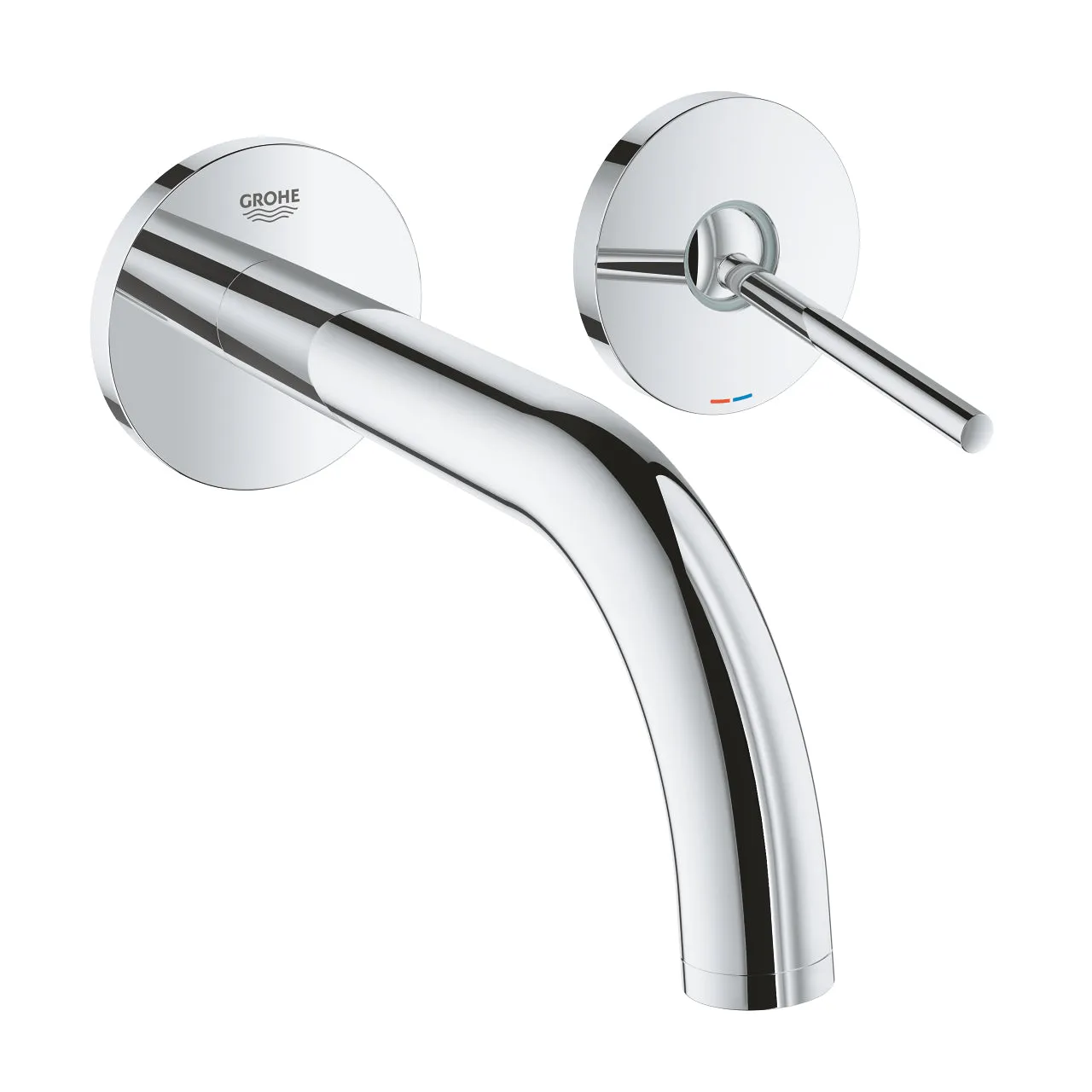 Grohe Atrio Two-Hole Wall Mounted Basin Mixer in Chrome - 19287003