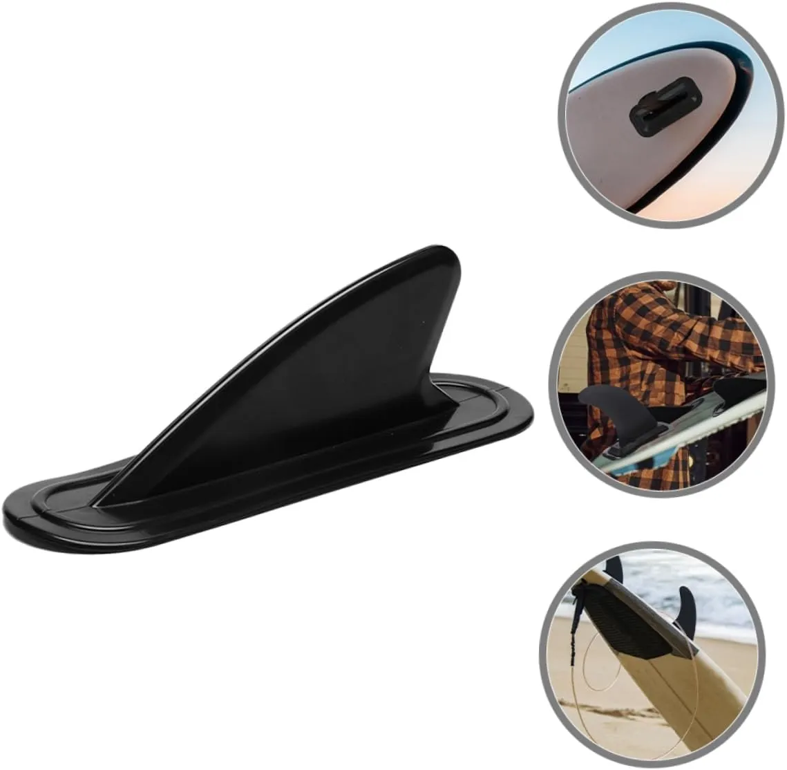 Happyyami Surfboard Fin Surfboard Balance Fin Surfboard Replacement Paddleboard Fin Paddle Board Fin Surfboard