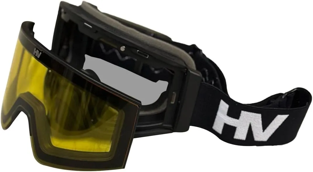 HeatWave Heated Snow Goggles Electric Battery for Winter Activities Snowmobile Ski Snowboarding Anti Fog Dual Lens