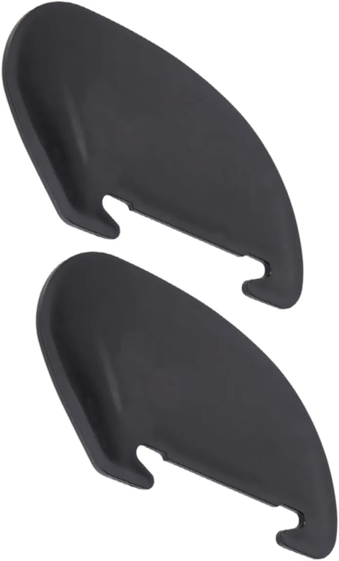 KICHOUSE 2Pcs Detachable Surfboard Fin Stabilizer Plastic Water Separator for Paddle Board Enhance Stability Control for Inflatable Surfboards Canoes
