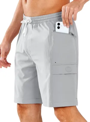 NORTHYARD Men's 9" Board Shorts with 4 Pockets Swim Trunks Swimwear for Men Bathing Suit - No Mesh Liner