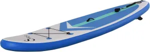 Soozier Inflatable Stand Up Paddle Board Ultra-Light Yoga SUP with Non-Slip Deck Pad, Premium Accessories, Waterproof Bag, Safety Leash and Hand Pump for Surfing, Touring and Fishing