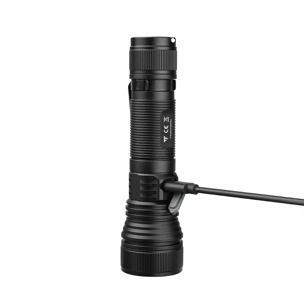 TrustFire E6 MAGNETIC ZOOM FLASHLIGHT 4000 MAH BATTERY 1500 Lumens