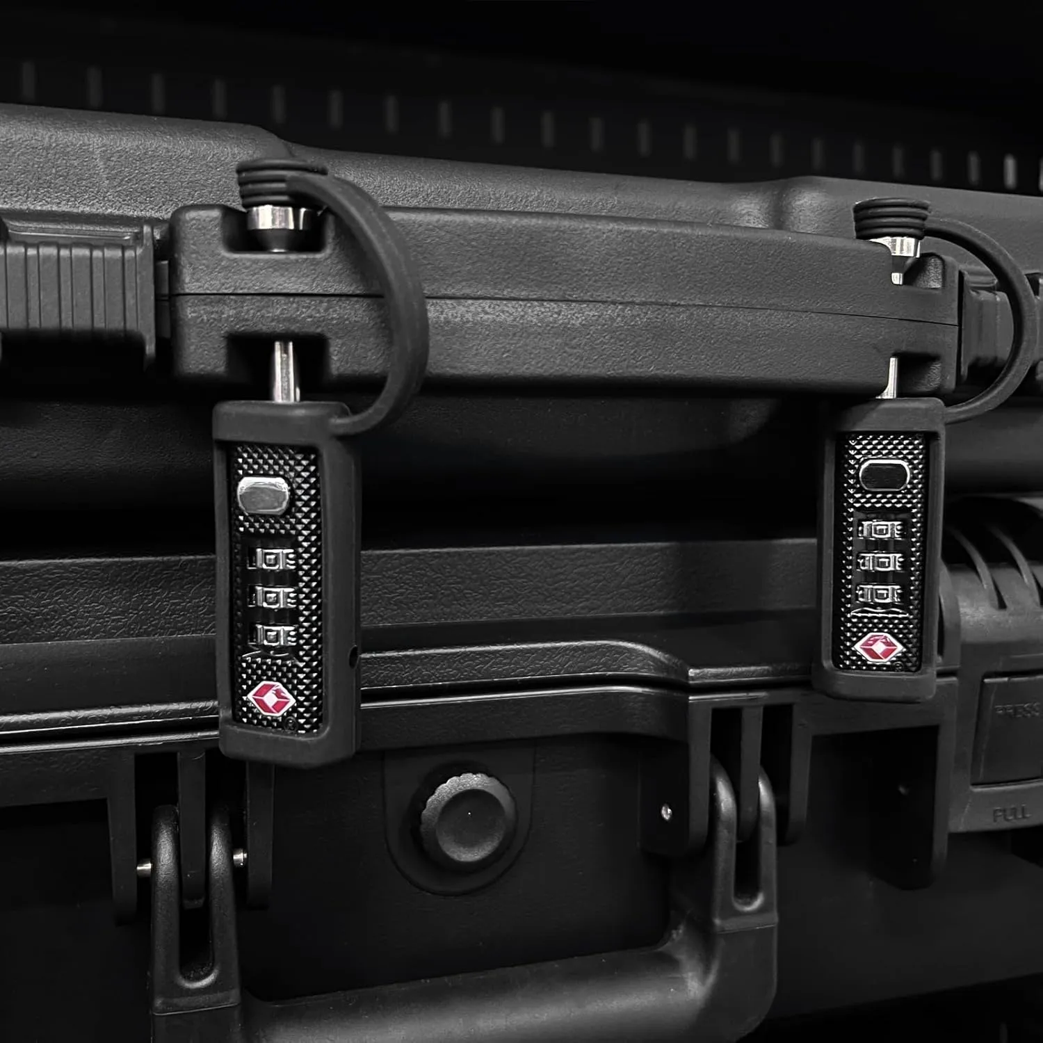 TSA Approved Firearm Travel Case Locks, Gun Case Hard Pistol Cases Lock Gun Carrying Case Lock, Cut-Proof Case TSA Padlocks for Rifles/Revolver/Handgun/Camera Hard Cases