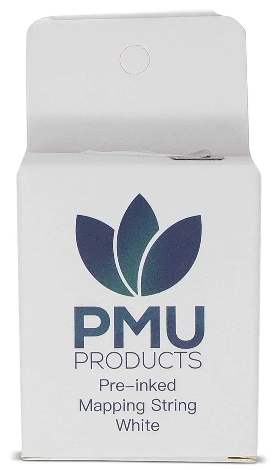 WHITE Pre-Inked Microblading String for Brow Mapping  New and Improved Version  Heavily Inked - Brow Mapping String